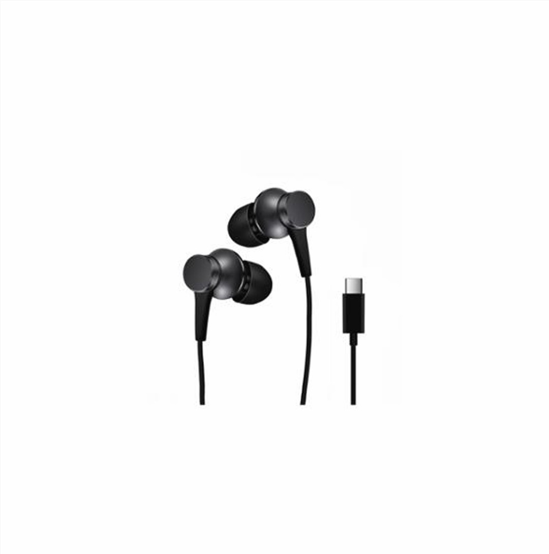 Xiaomi Piston Type-C Earphone In-ear Stereo Aluminum alloy Earbuds Headphone With Mic - Black