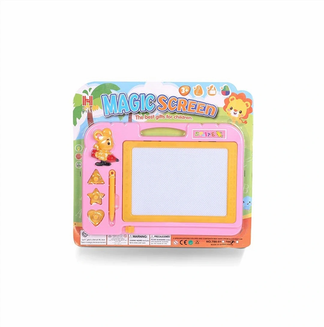 Magic Screen For New Learner Baby (4 Color) || Yellow & Pink