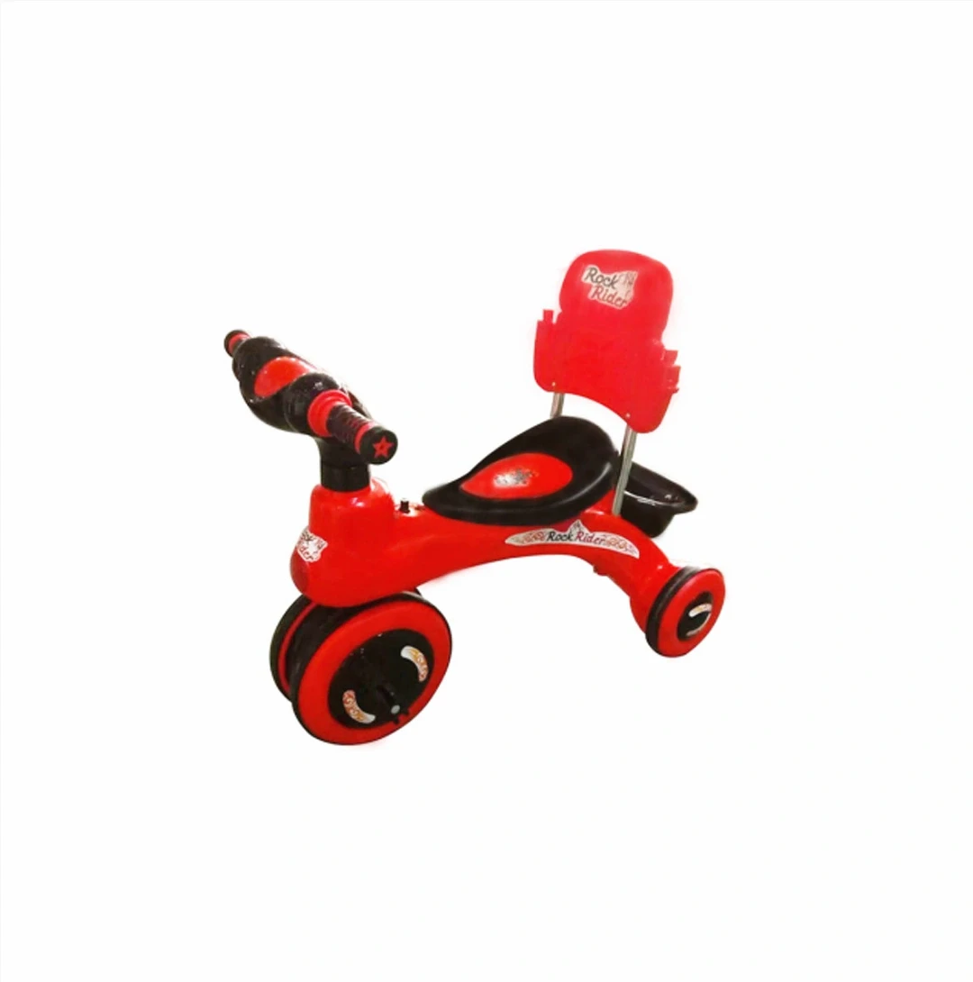 Rock Rider With Backrest (933805) || Red & Black