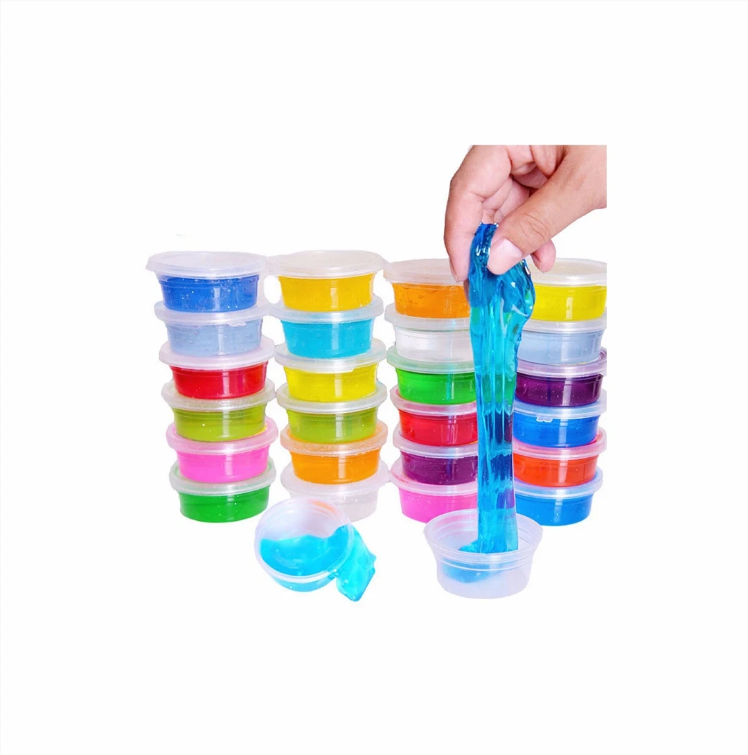 Multi-Color Crystal Clay Slime || 1 Piece