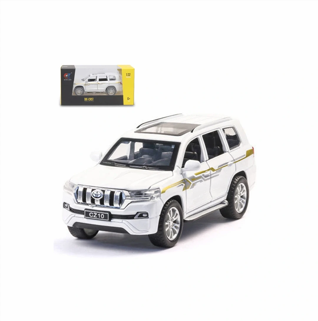 Toyota Prado Metal Toy Car, Pull & Back Car with Music & Light (cz15a)