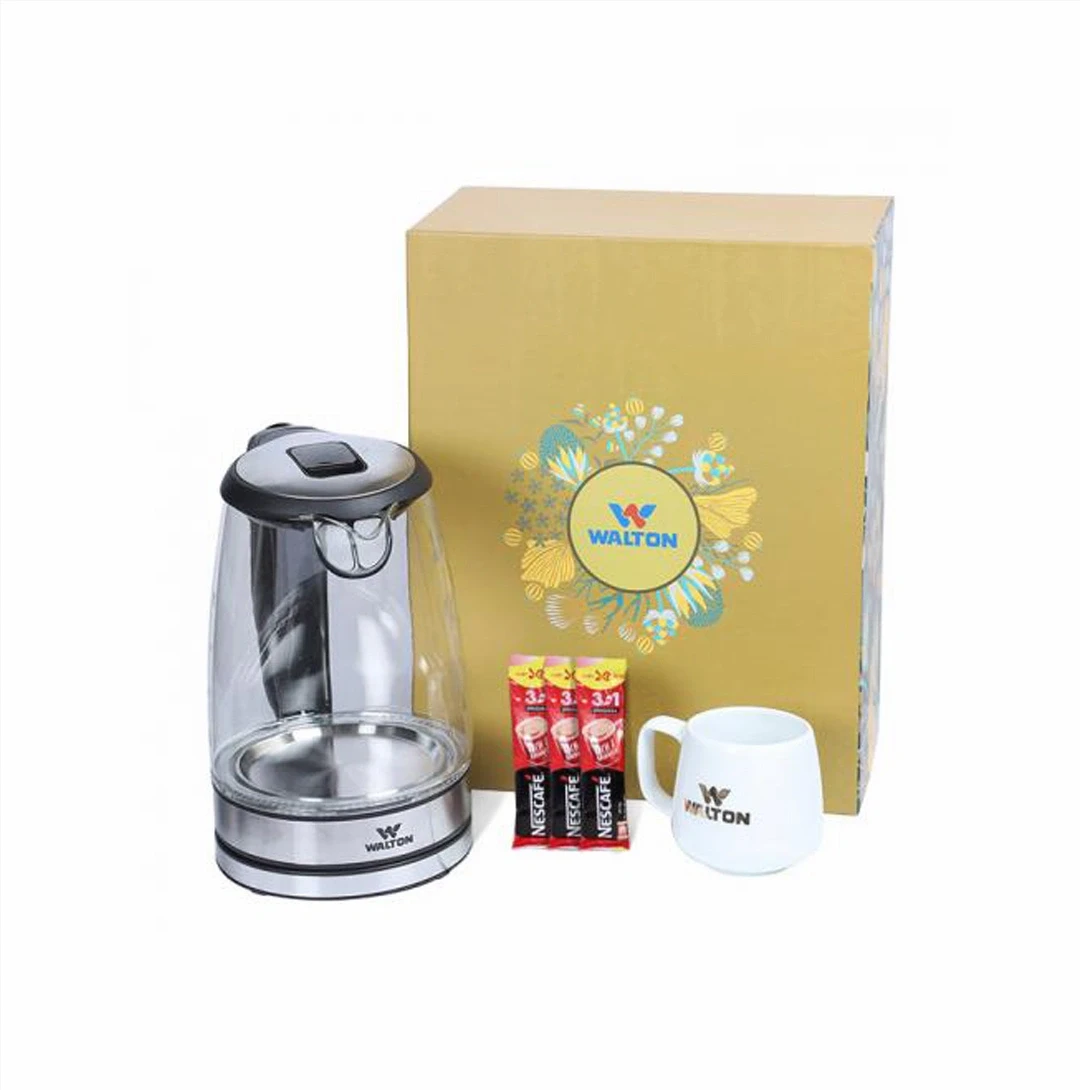 WALTON Gift Package Electric Kettle WK PGL20 || 2.0 Liters