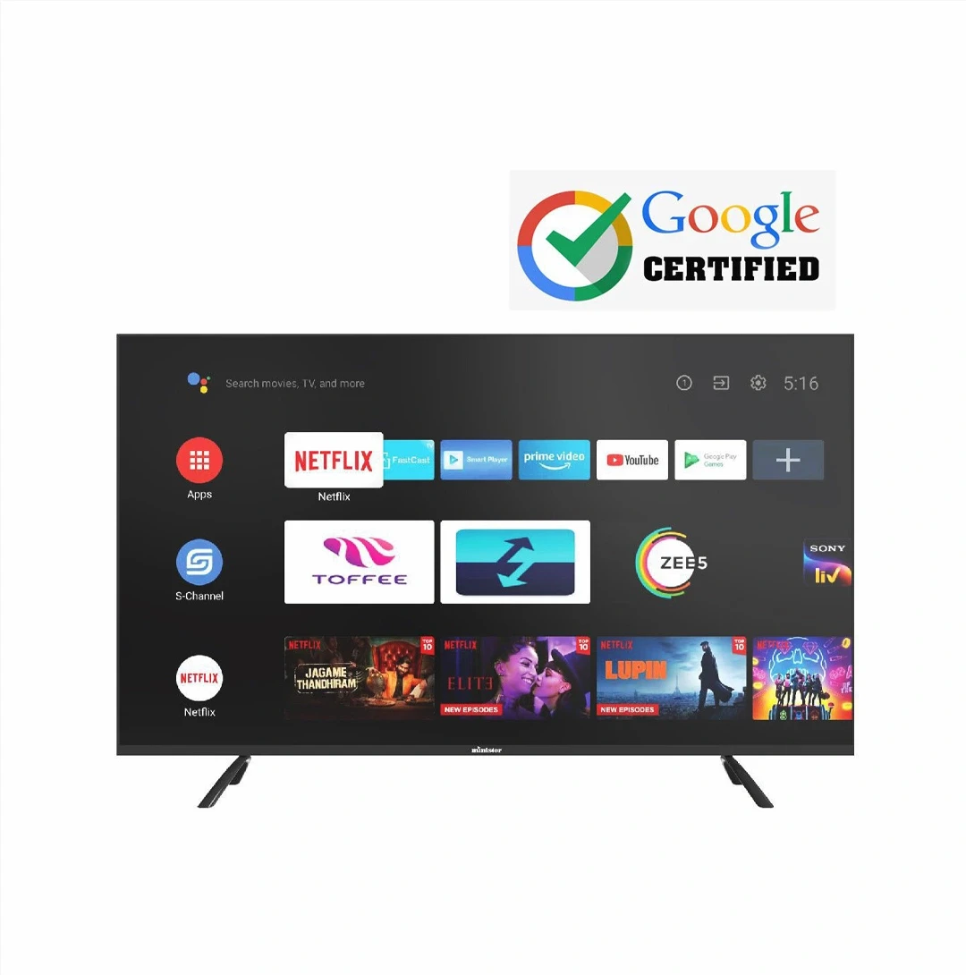 Minister M-  (55MG5010S) || 55"|| 4K || Smart TV (Google TV)