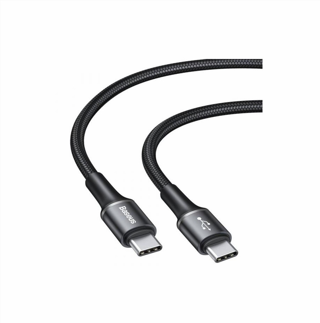 Baseus CATGH-K01 2M Halo USB Type C PD Power Delivery 2.0 Cable With Built-In LED Light (60W, 20V, 3A)