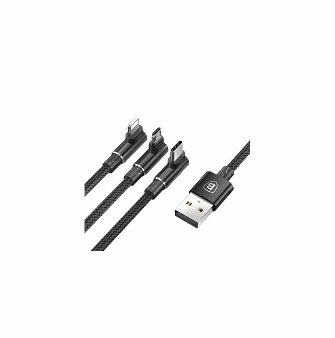 Baseus MVP 3-in-1 3.5A 1.2M USB Mobile Game Cable