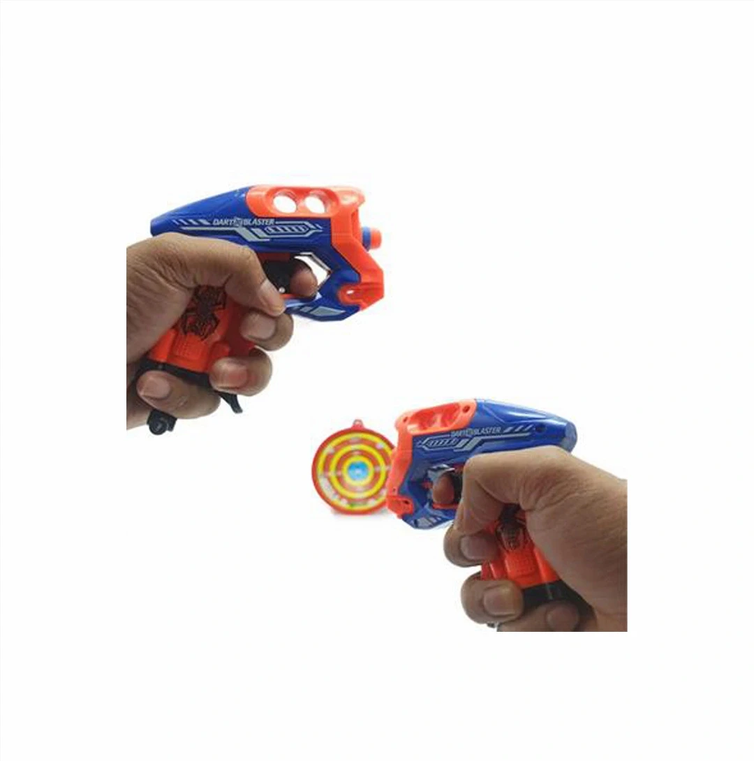 X-Paower Rapid Fire Dart Blasting Air Shoot Plastic Soft Bullet Blaster Toy Double GUN With Suction Target Board