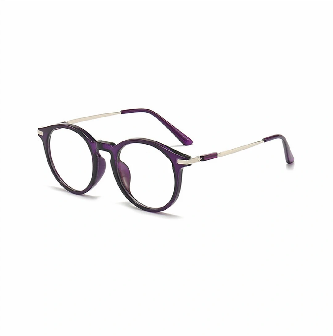 New reading glasses for men and women || Anti-blue light || Round frame, retro plain glasses