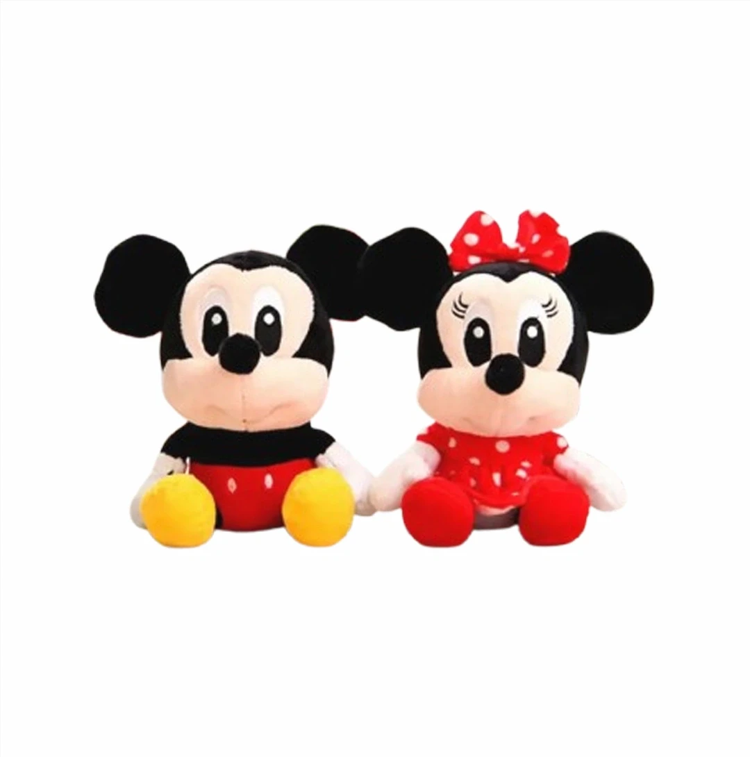 BadgeMickey Mouse & Minnie Stuffed Animals Soft Toys