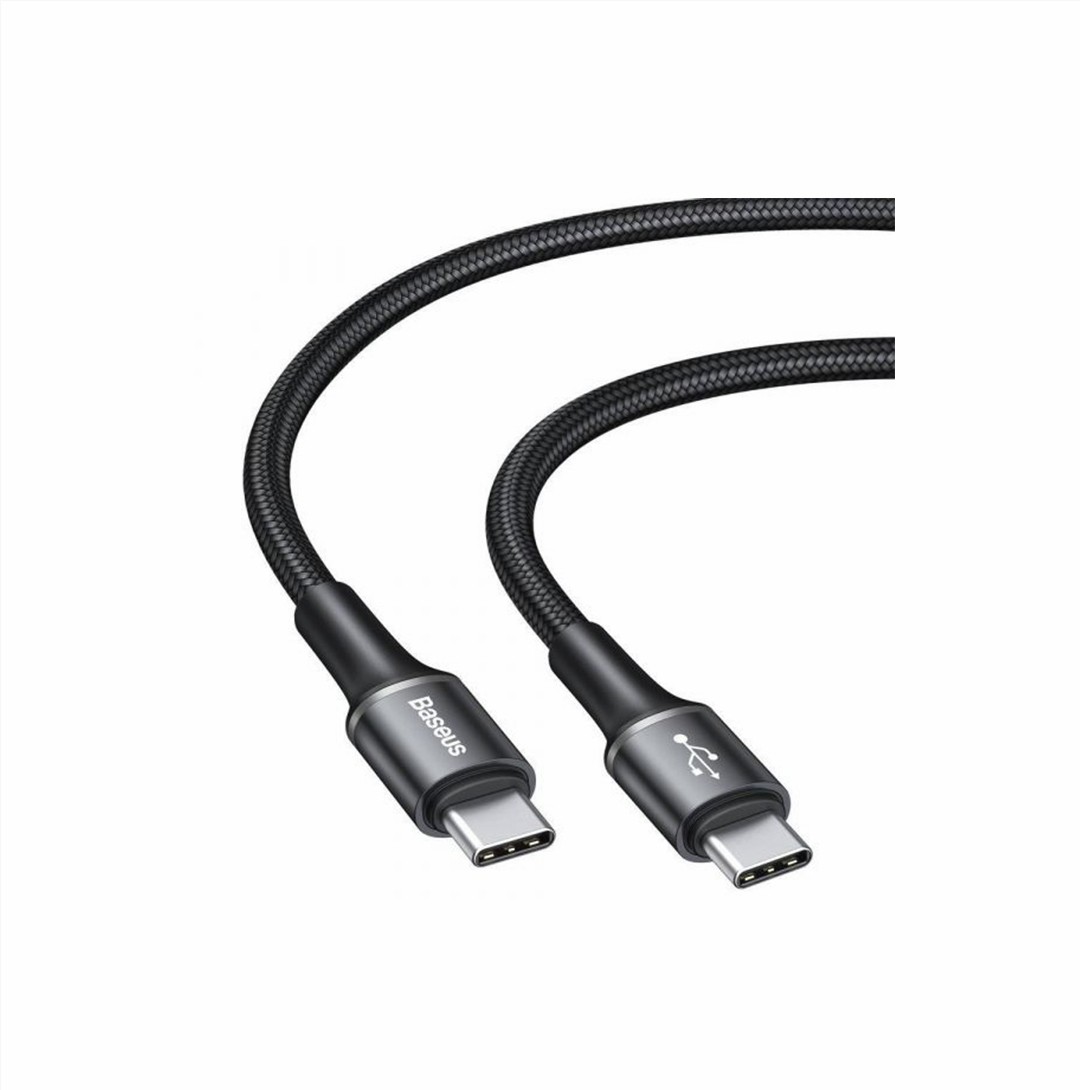 Baseus CATGH-J01 1M Halo USB Type C 60W Cable (20V, LED, 3A)