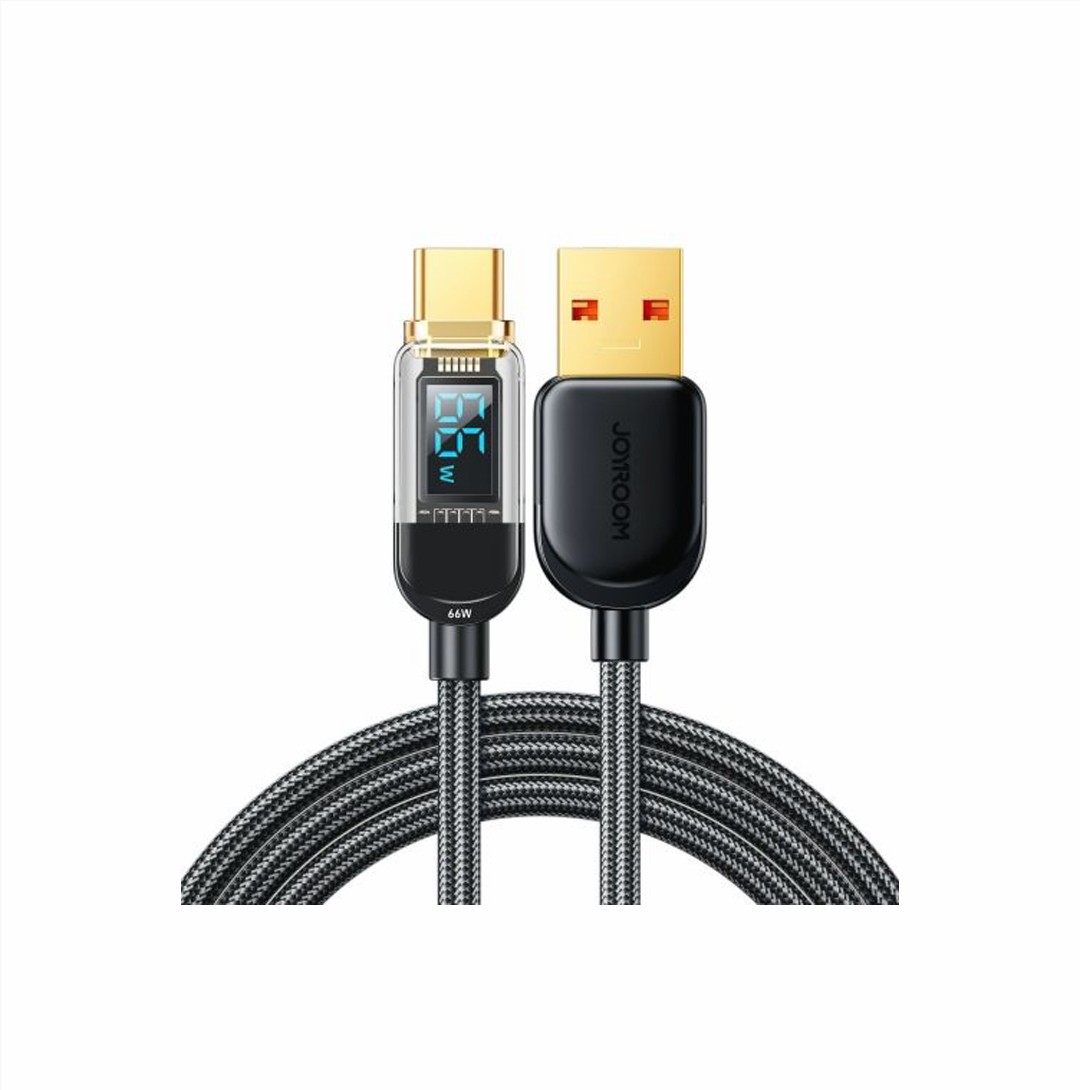 JOYROOM S-AC066A4 66W Digital Display Type-c Fast Charging Data Cable 1.2m