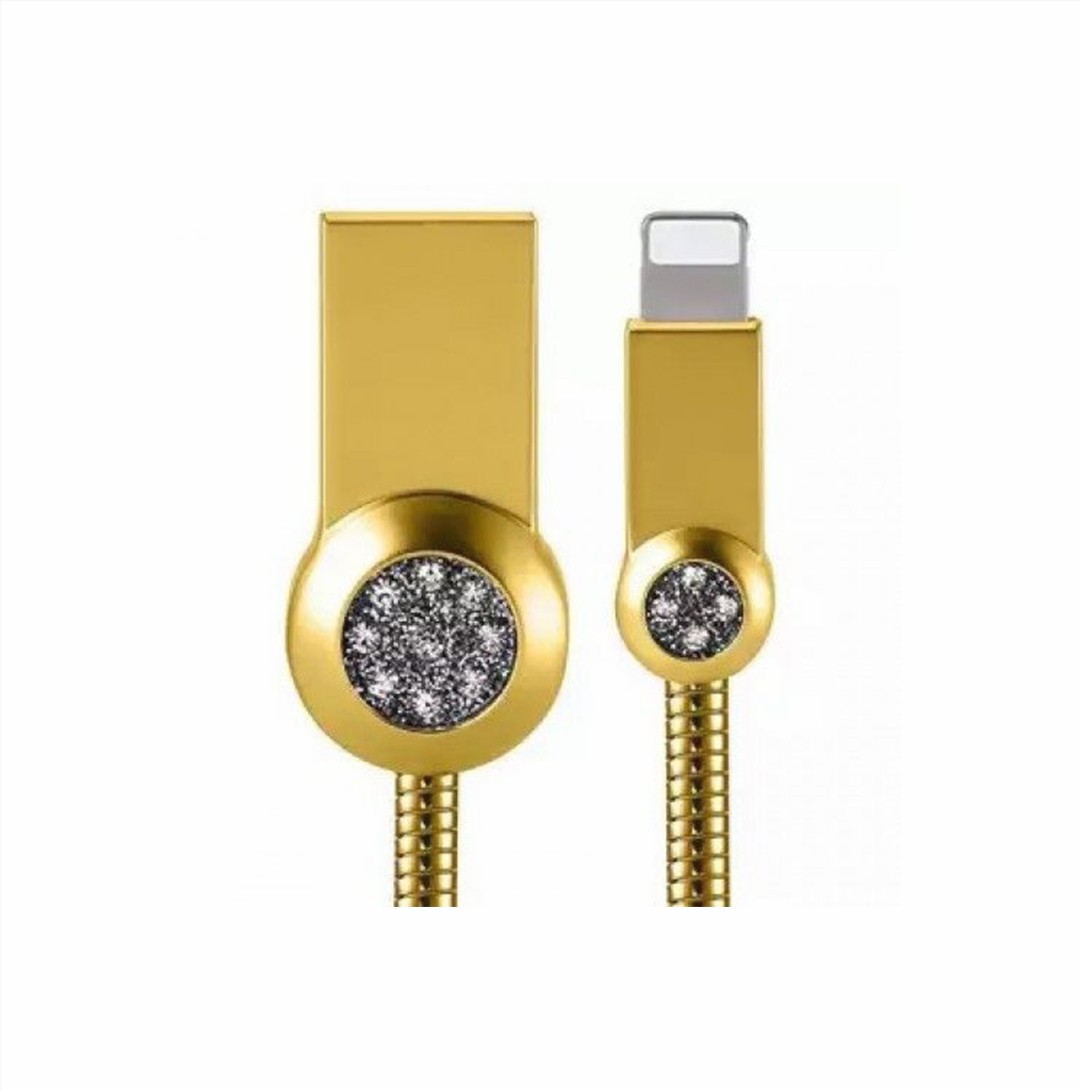 Remax RC-085i Moon Gold Mobile Data Charging Cable for iPhone