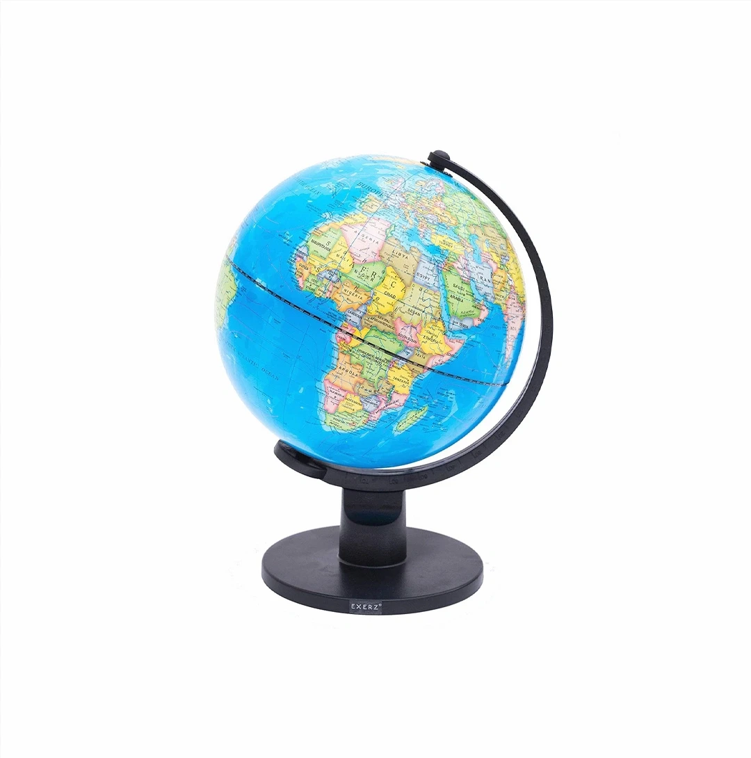 Blue Ocean World Globe Map With Swivel Stand Geography Toy || 12 cm