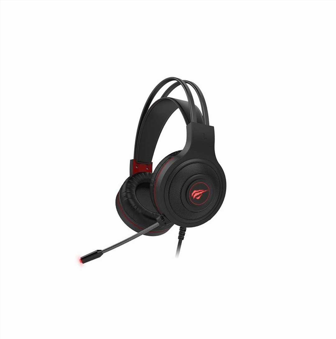 Havit H2011d Breathable Soft Fabric & Memory Foam Wired Gaming Headset with Boom Mic