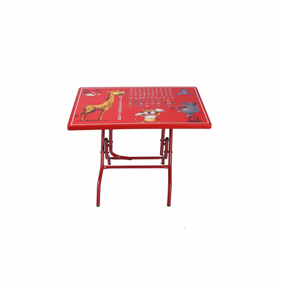 Kids Reading Table Printed Red