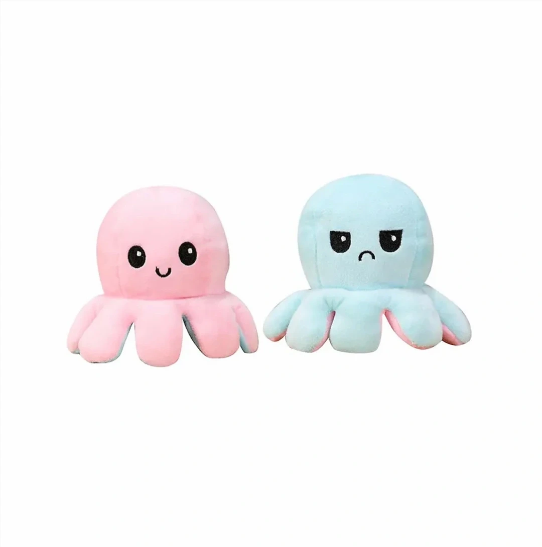 Reversible Flip octopus Plush Stuffed Soft Toy