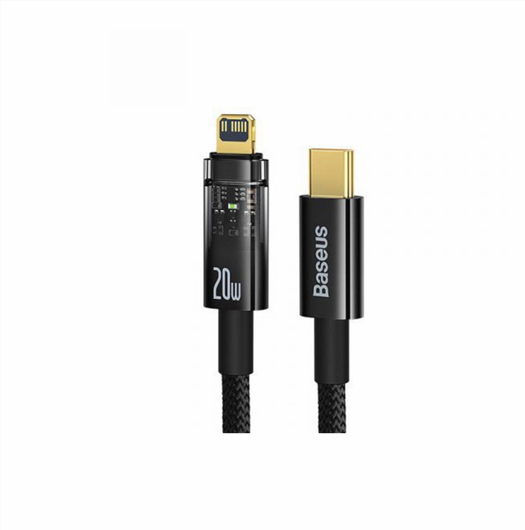 Baseus Type-C to Lightning Cable Explorer Series (Auto Power-Off, Fast Charging, Data PD Cable, Type-C to IP 20W)