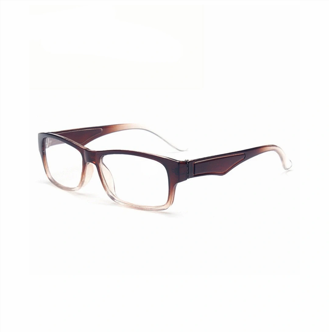 Brown resin reading glasses for men and women || Ultra-light || Leopard print reading plastic frame glasses