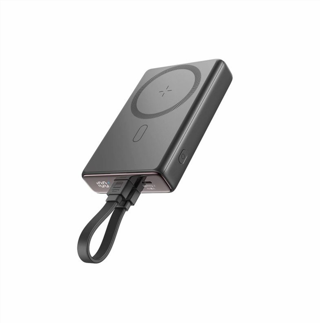 Joyroom JR-PBM01 20W Magnetic Wireless Power Bank with Built-in Cable & Kickstand 10000mAh