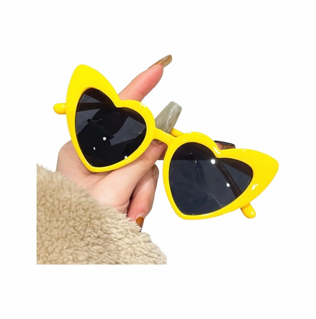 New cross-border heart sunglasses || UV400 resistance || Prom party sunglasses