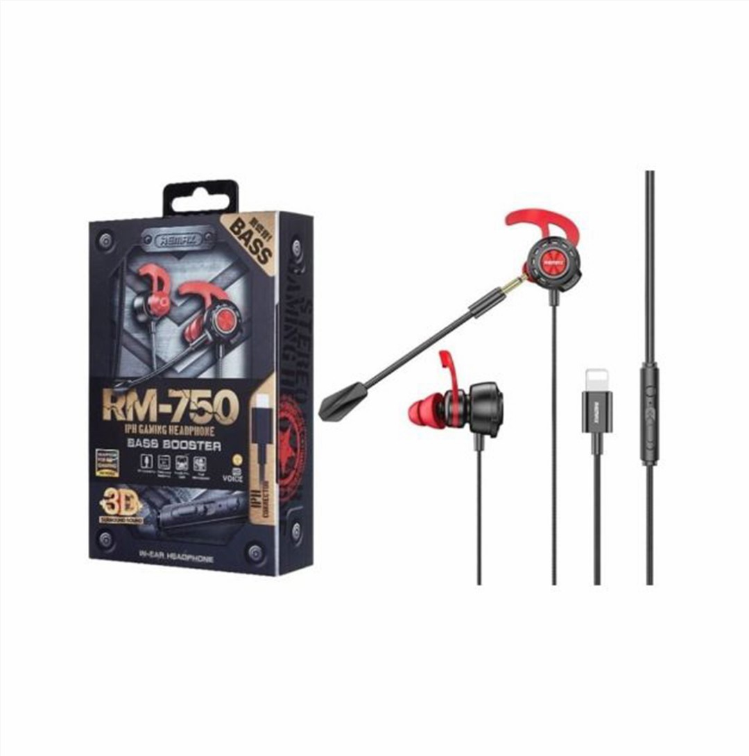 REMAX RM-750 iPh Lightning Gaming Earphone