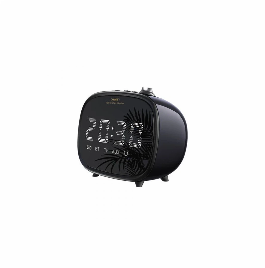 Remax RB-M52 New Arrival Best Selling Metal Alarm Clock Wireless Bluetooth Speaker (3 Watt)